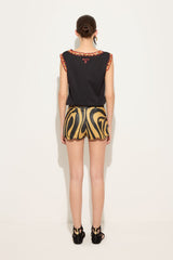 Pucci Cotton T-shirt with Printed Detail