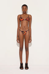 Pucci Vivara Print Triangle Bikini Top