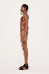 Pucci Vivara Print Triangle Bikini Top