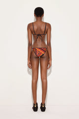 Pucci Vivara Print Triangle Bikini Top