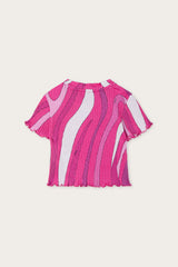 Pucci Marmo Print Ribbed T-Shirt