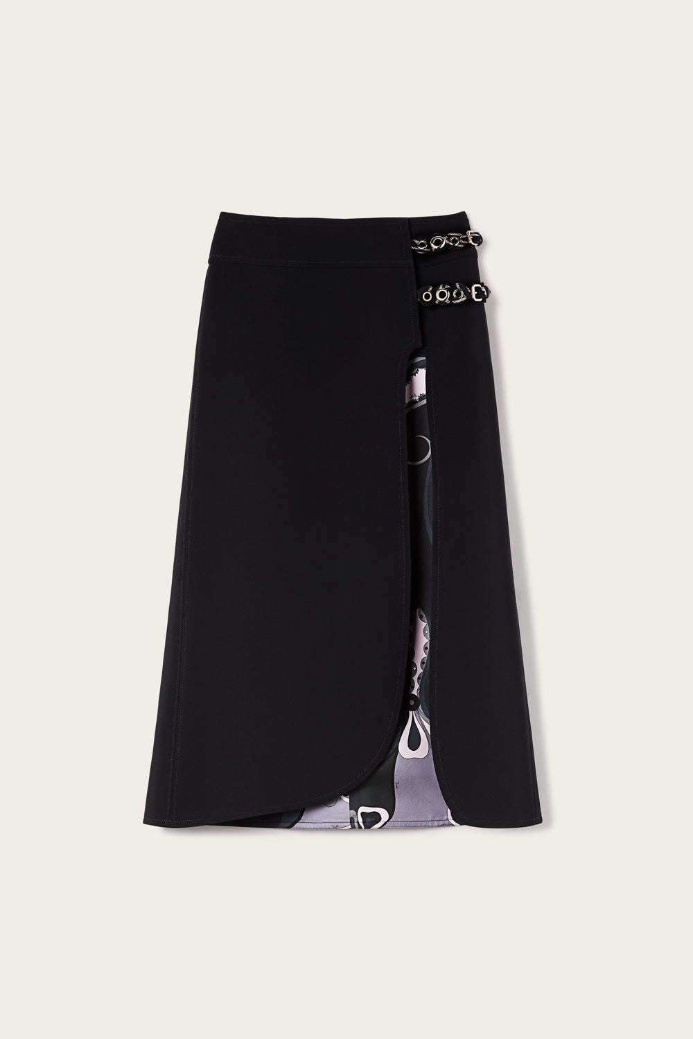Pucci Midi Skirt with Internal Print