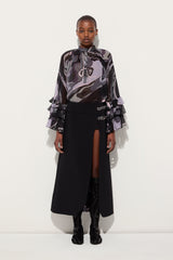 Pucci Midi Skirt with Internal Print