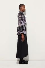 Pucci Midi Skirt with Internal Print