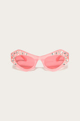 Pucci Cat-Eye Sunglasses with Rhinestones
