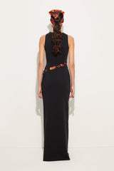 Pucci Long fitted dress with printed detail