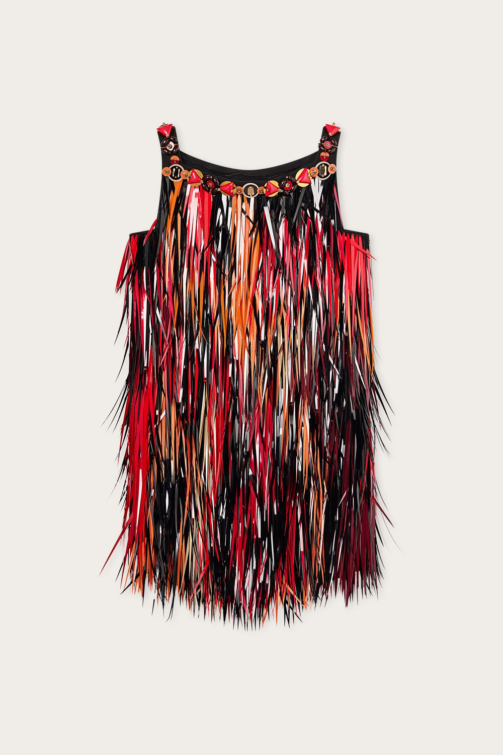 Pucci Embroidered Dress with jewel neckline