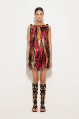 Pucci Embroidered Dress with jewel neckline