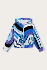 Pucci Iride Print Velvet Sweatshirt