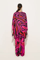 Pucci Marmo Print Silk Kaftan