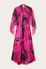 Pucci Orchidee Print Cotton Kaftan