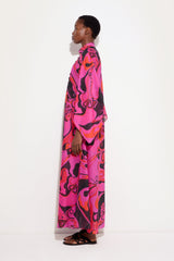 Pucci Orchidee Print Cotton Kaftan