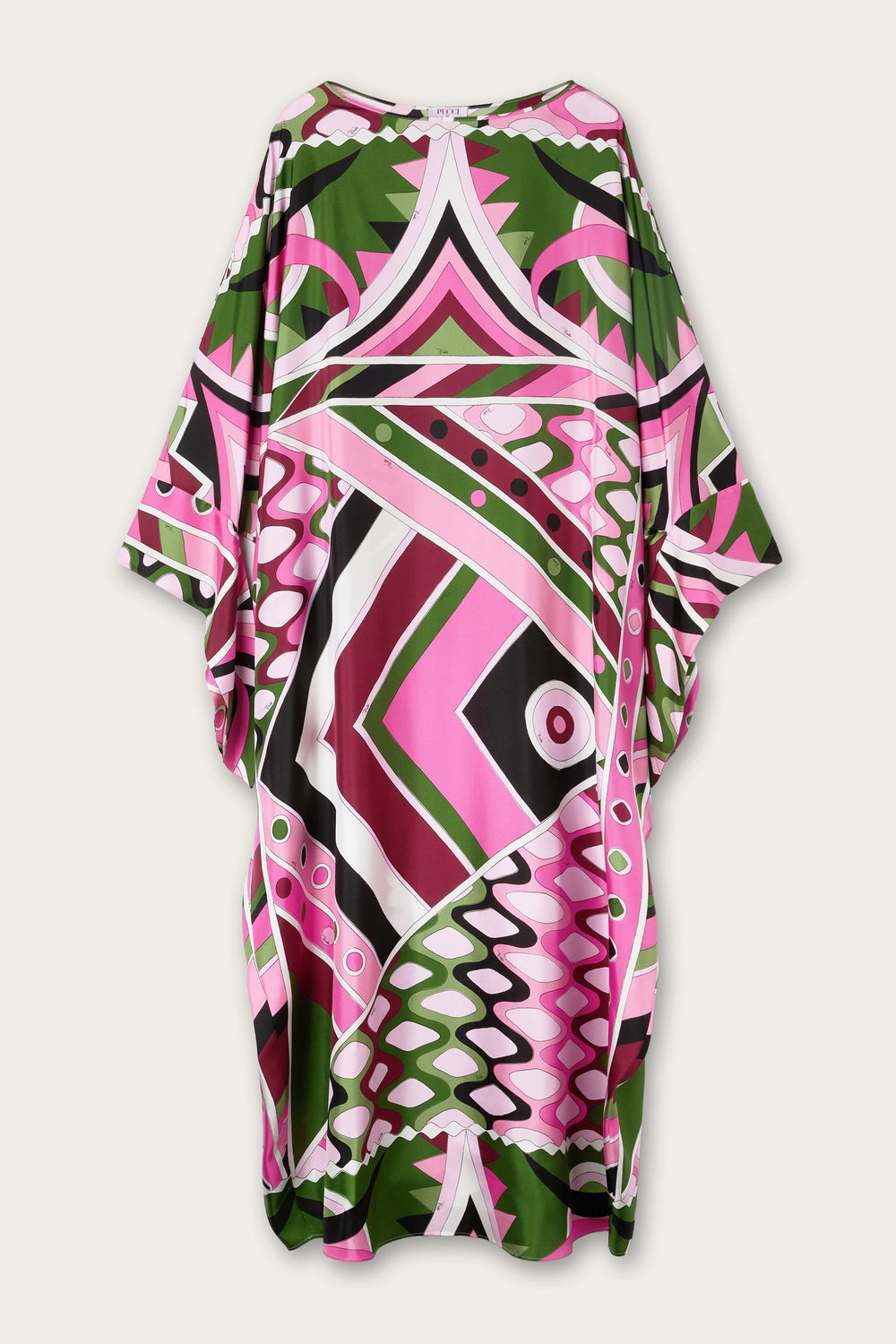 Pucci Vivara Print Long Silk Kaftan
