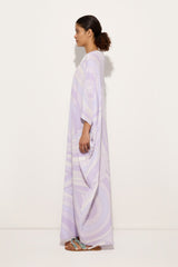 Pucci Iride Print Long Kaftan
