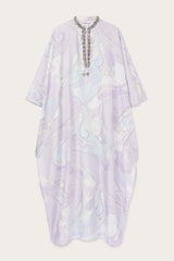 Pucci Orchidee Print Long Kaftan