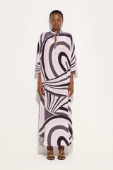 Pucci Iride Print Long Kaftan
