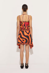 Pucci Occhi Print Silk Scarf Top