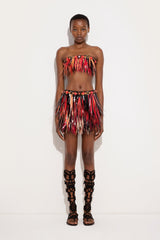 Pucci Embroidered Bandeau Top