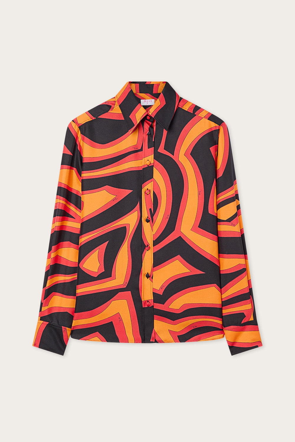 Pucci Labirinto Print Silk Shirt