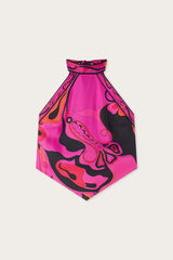 Pucci Orchidee Print Silk Top