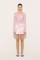 Pucci Iride Print Tulle Top