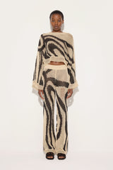 Pucci Marmo print Linen Pants