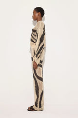 Pucci Marmo print Linen Pants