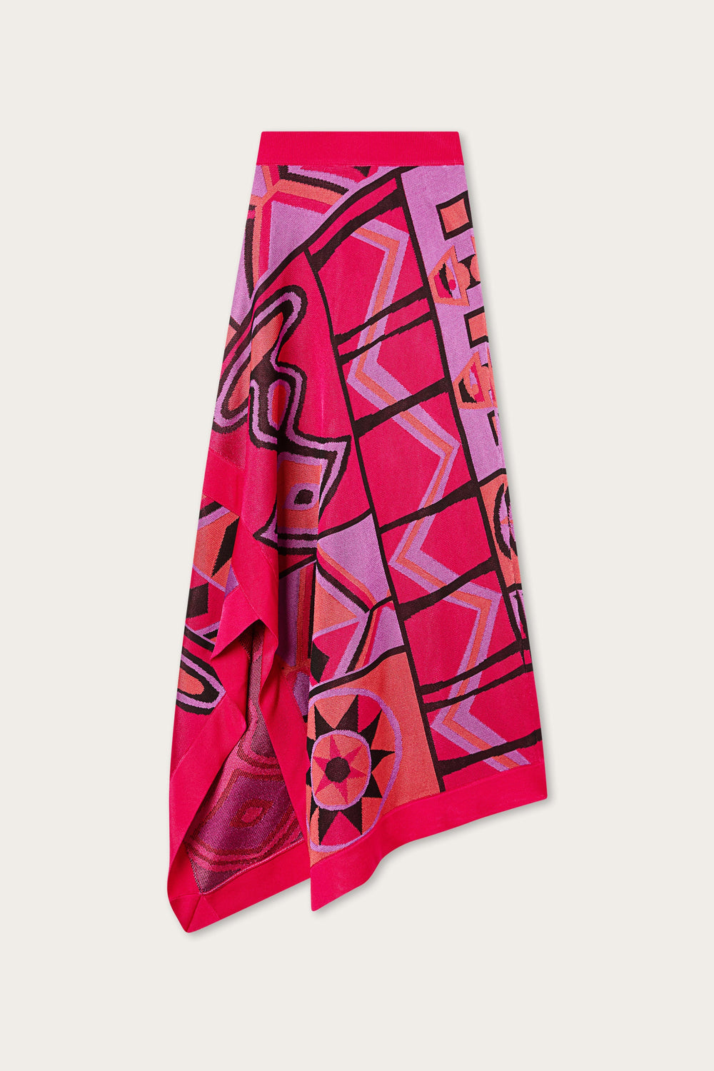 Pucci Jacquard Asymmetrical Skirt
