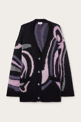 Pucci Oversized Cardigan with Marmo Inlay