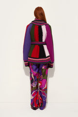 Pucci Oversized Colorblock Cardigan
