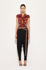 Pucci Flowing Pants with Printed Belt