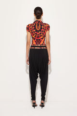 Pucci Flowing Pants with Printed Belt