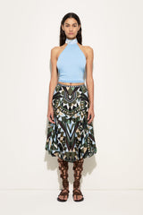 Pucci Manuba Print Wide Silk Pants