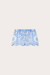 Pucci Angoli Print Scallop trim shorts