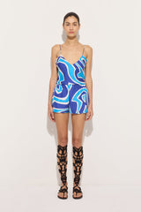 Pucci Labirinto Print Silk Shorts