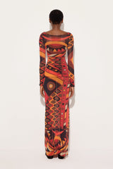 Pucci Vivara Print Long Tulle Skirt
