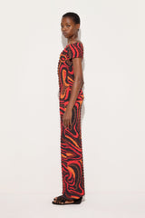Pucci Marmo Print Shibori Skirt