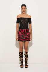 Pucci Rafia Wrap Skirt