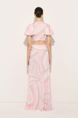 Pucci Iride Print Jersey Skirt