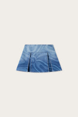 Pucci Marmo Print Denim Skirt