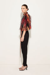 Pucci Embroidered Cape Jacket