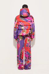 Pucci Orchidee Print Down Jacket