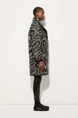 Pucci Tweed Coat with Marmo Pattern
