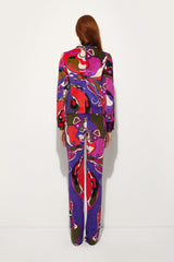 Pucci Orchidee Print Velvet Jacket