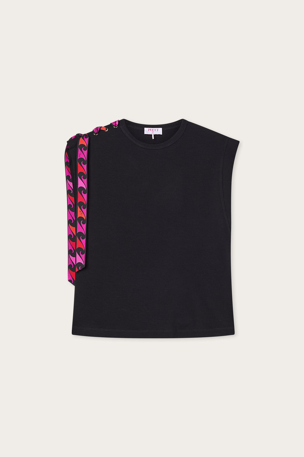 Pucci T-shirt with Foulard Detail