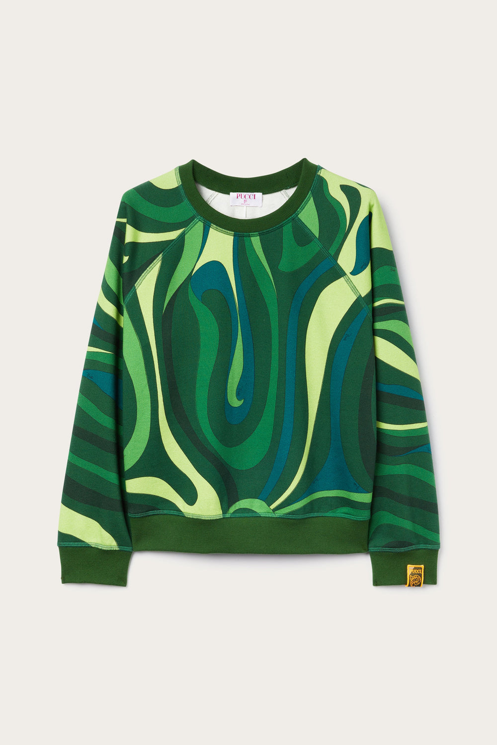 Pucci Fleece Sweatshirt Marmo Print