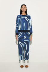 Pucci Fleece Sweatshirt Marmo Print