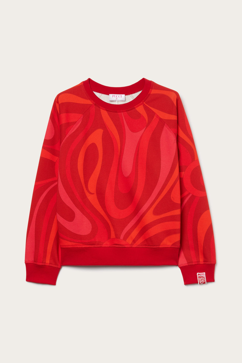 Pucci Fleece Sweatshirt Marmo Print