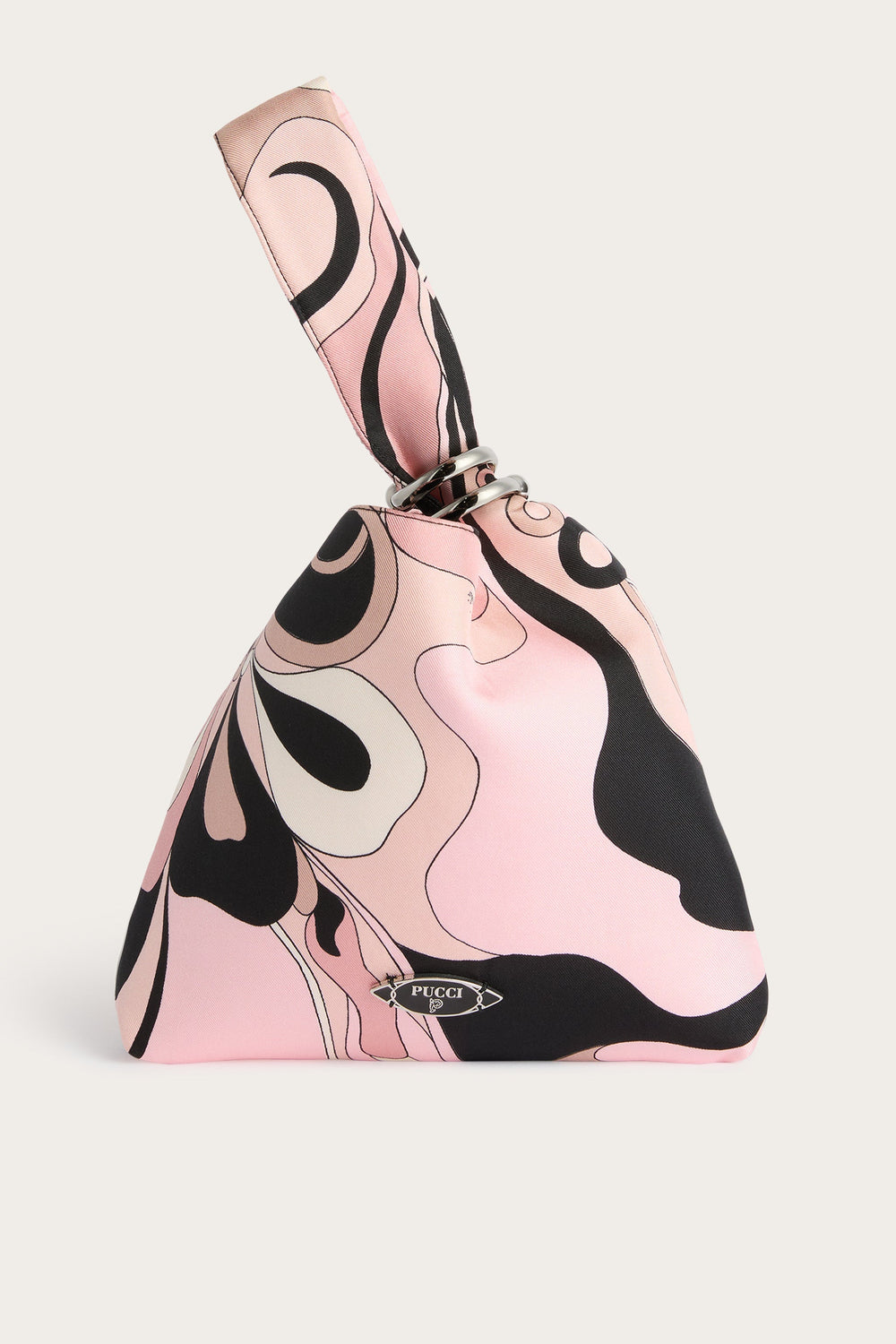 Pucci Orchidee Print Emilio Silk Bag