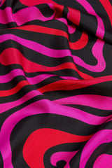 Pucci Mixed Print Silk Triangle Scarf